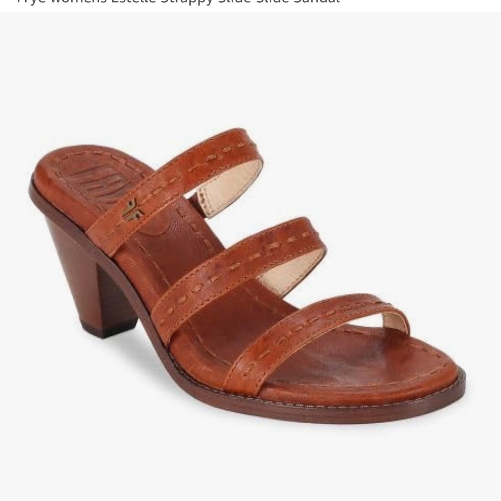 FRYE NWOT Women's Strappy Brown Leather sandals Sz 10